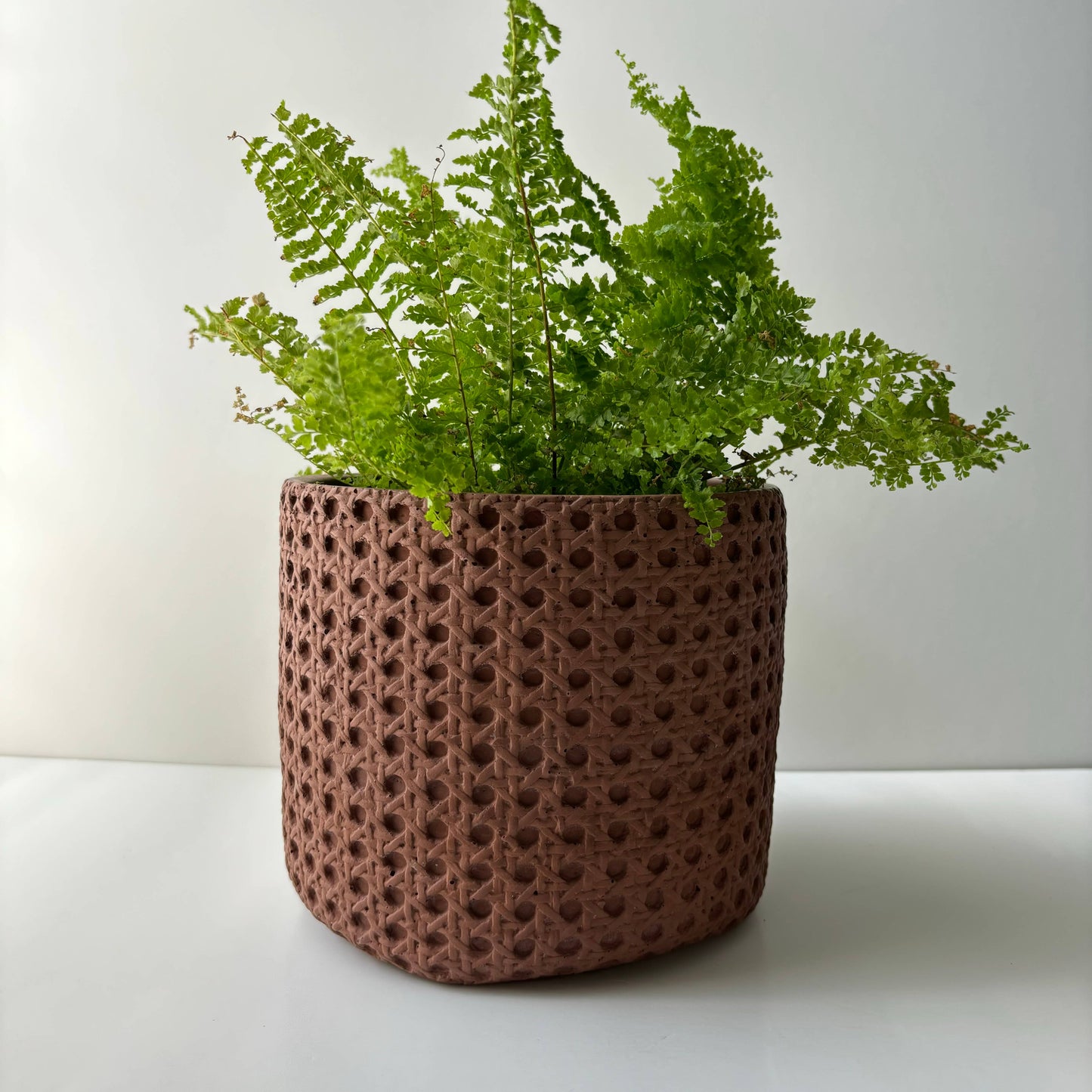 7” Basket - Concrete Planter Pot