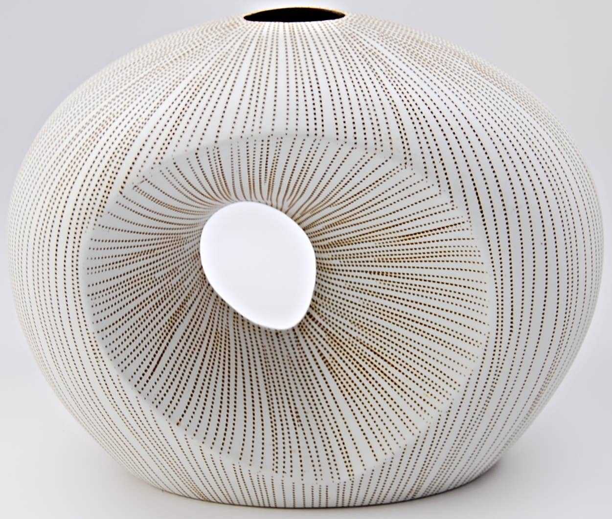 Black and White Porcelain Vase