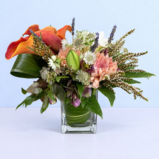 Designer's Choice in a Glass Vase