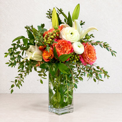Designer's Choice in a Glass Vase