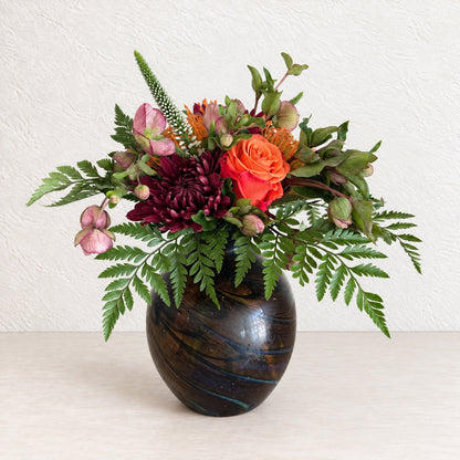 Tiger Eye Marbled Vase