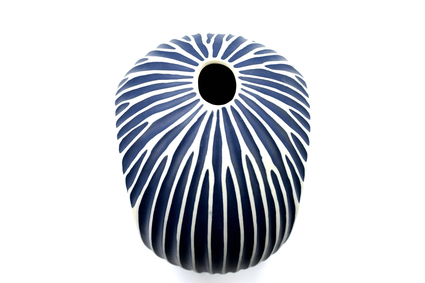 Deep Blue Porcelain Vase