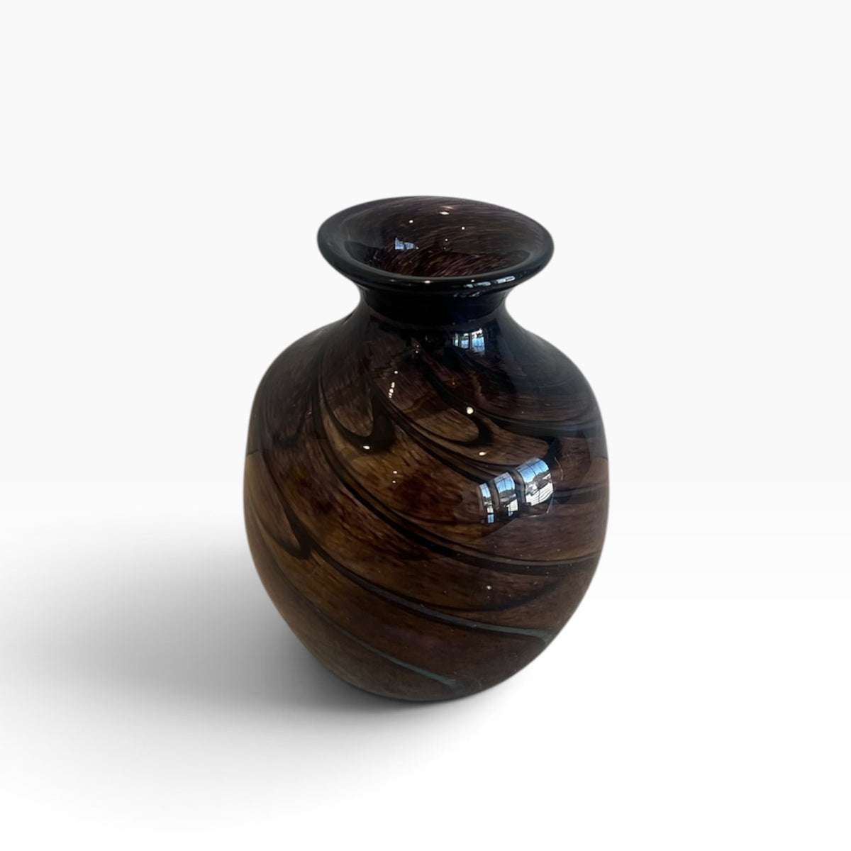 Tiger Eye Marbled Vase