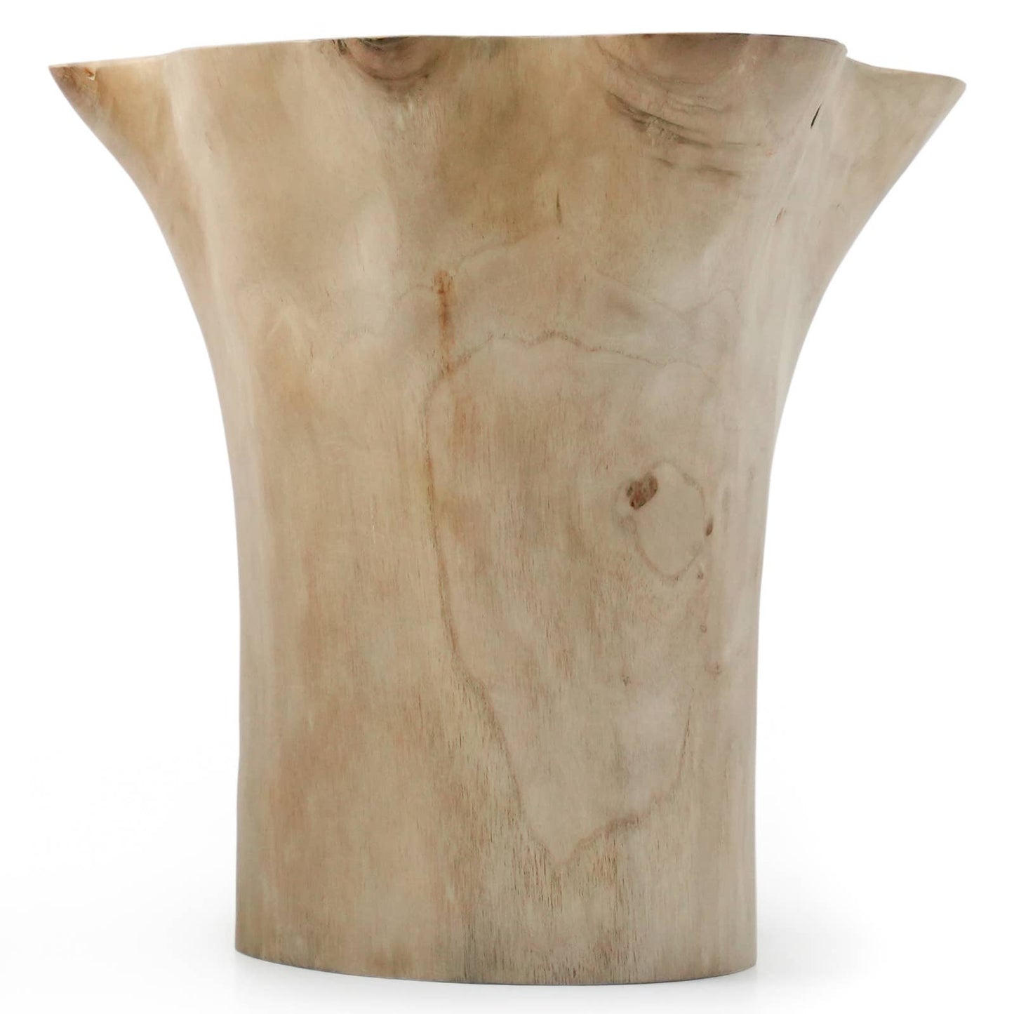 12" Blooming Rootstock Teak Root Vase