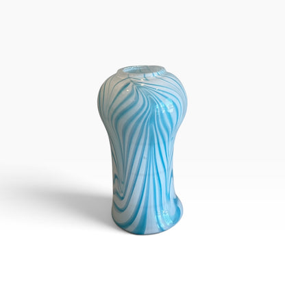 Tall Blue and White Vase