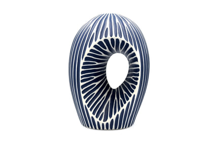 Deep Blue Porcelain Vase