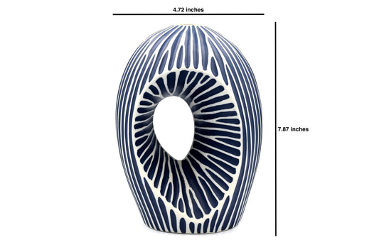 Deep Blue Porcelain Vase
