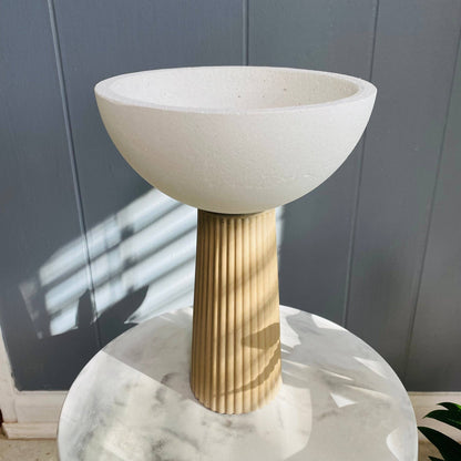 Leo - Concrete Pedestal Bowl