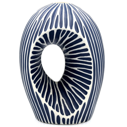 Deep Blue Porcelain Vase
