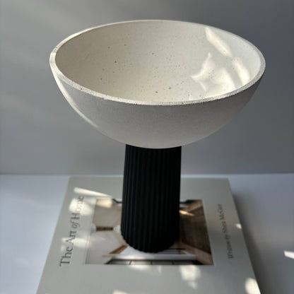Leo - Concrete Pedestal Bowl