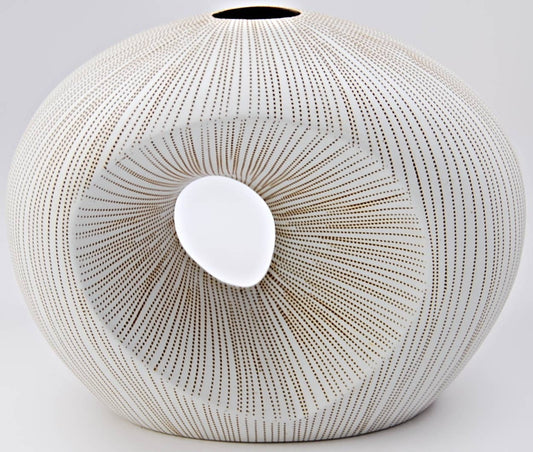 Black and White Porcelain Vase